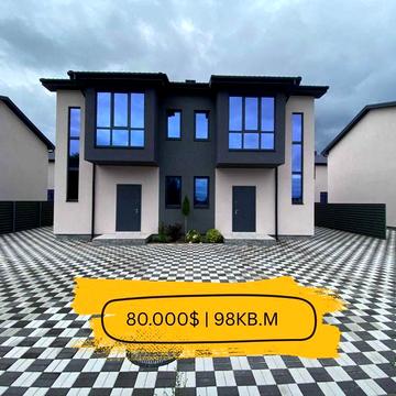 Готовий Дуплекс 98 кв.м . Ділянка 2 сотки. ГАЗ.‼️Без комісії