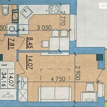 Продаж 1к Квартира Башкірцевої Марії вулиця ЖК Пелюстковий