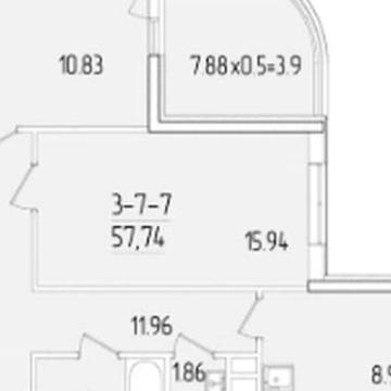 Продаж 2к Квартира Краснова вулиця ЖК Kadorr City