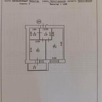 Продам однокімнатну квартиру від власника. Масани. Без доплат.