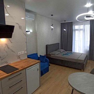 1 комнатная-студия с красивым ремонтом в ЖК Родос ЖК Родос