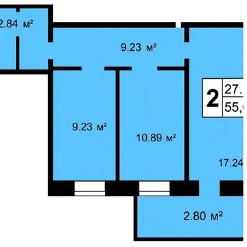 Двокімнатна квартира за вигідною ціною