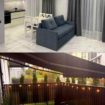 Оренда 2-кім. квартири з терасою 50м2 в ЖК Малоголосківській Пагорби