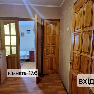 З-кімнатна квартира площею 67 м2на 12-му поверсі з видом на Дніпро ЖК місто Українка