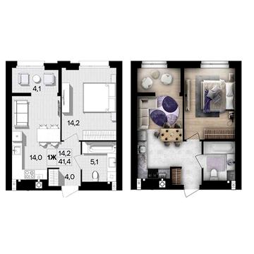 Продаж 1к Квартира Ватутіна вулиця ЖК Lavanda Park