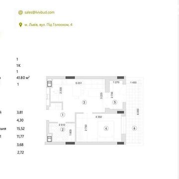 Продаж 1к Квартира Під Голоском вулиця ЖК Фруктовая аллея