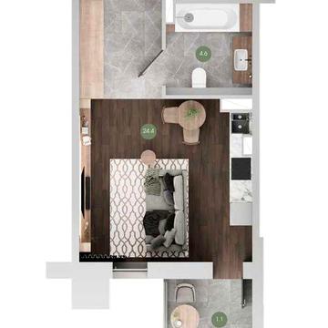 Смарт-квартира в будинку з Англійським характером і Комісією 0% ЖК Гринвіч парк