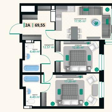 Продаж 2к видової квартири в ЖК Edeldorf Hills! ЖК EDELDORF HILLS