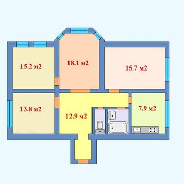 Липки. БЕЗ % здам 4 -кімнату квартиру. Гордієнко (Чекістів пров), 1-А.