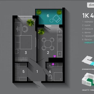 Продаж 1к Квартира Хриплинська вулиця ЖК SKYGARDEN