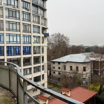 Трикімнатна квартира Мукачівський пров., Тераса і вид на море