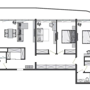 Уникальная планировка 3х с террасой и видом на ипподром! Краснова!