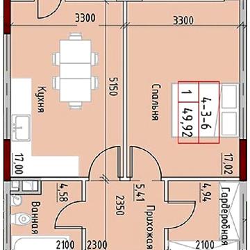 Продаж 1к Квартира Маячний провулок ЖК Marinist residence