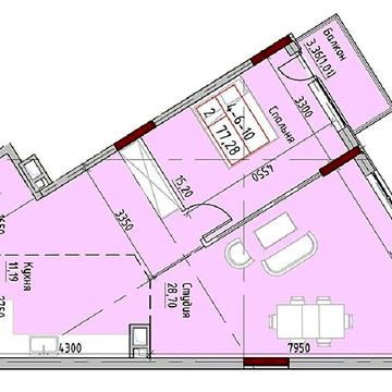 Продаж 1к Квартира Маячний провулок ЖК Marinist residence