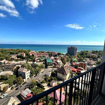 Квартира з прямим видом моря з кожного вікна. Зданий ЖК на Фонтані.