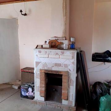 Домик у озера с камином !