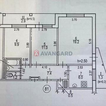 Продам 3-х комнатую ж/м Красный Камень(Покровский, Парус)!