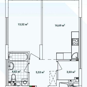 Варшавський 3 . буд. 10.4. планування 1 К1. Перепоступка ЖК Варшавський 3
