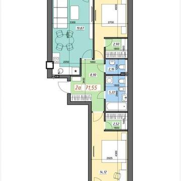 Продаж просторої 2к квартири поруч з ТРЦ Lavina Mall ЖК Nord-Wood