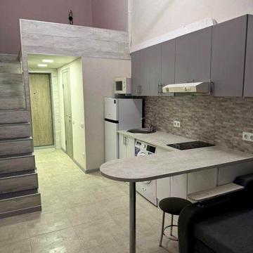 Сдам двухуровневую студию, ЖК Воробьевы горы на полях, метро Научная