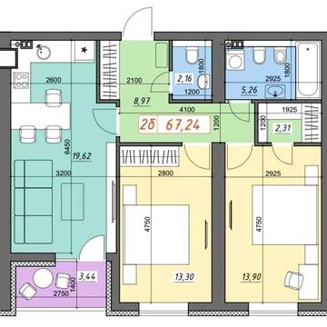 Продаж просторої 2к квартири поруч з ТРЦ Lavina Mall ЖК Nord-Wood