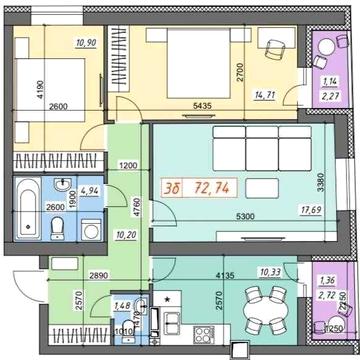 Продаж просторої 3к квартири поруч з ТРЦ Lavina Mall ЖК Nord- Wood