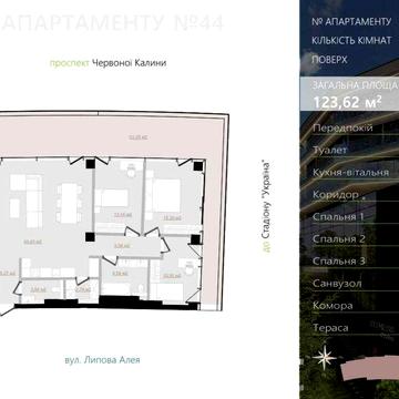 Продаж 3-кім. апартаментів у преміальному комплексі Emily Apartments ЖК Emily Apartments