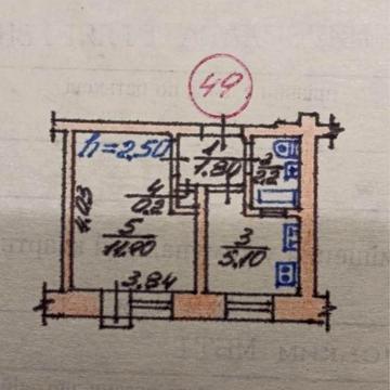 Квартира, малосімейка, без ремонту