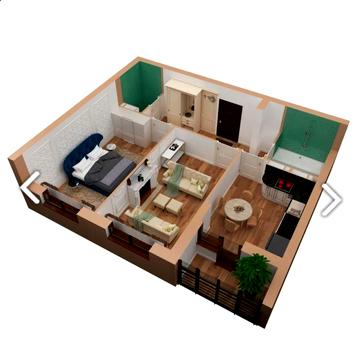 Без% ЖК Променада 2к квартира 63,5 м.кв. З документами Сонячна сторона ЖК Променада