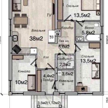 Продаж 3к Дім Центральна вулиця