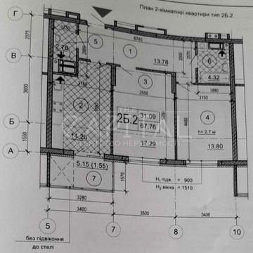 Продажа квартиры без ремонта ЖК Голосеевский ПЕРЕУСТУПКА ЖК Голосіївський
