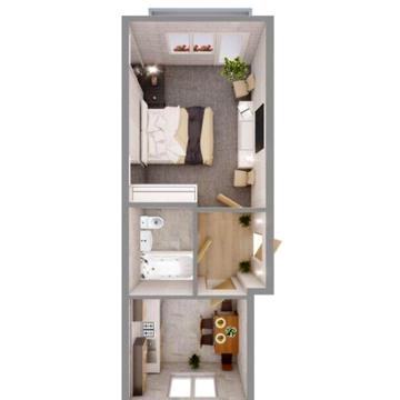 Продаж 1к Квартира Академіка Сахарова вулиця