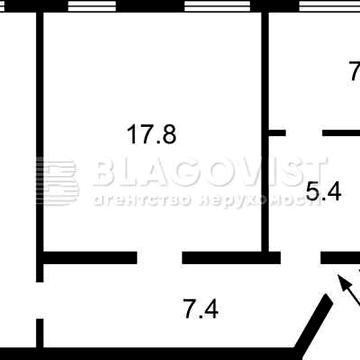 Продаж 2-х кім квартири в цетрі міста Велика Васильківська