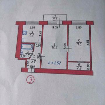 Продається двокімнатна  квартира в центрі Луцька