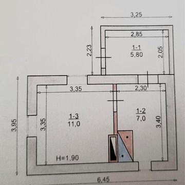 Продам небольшой дом Гданцевка газ,свет,вода  с удобствами