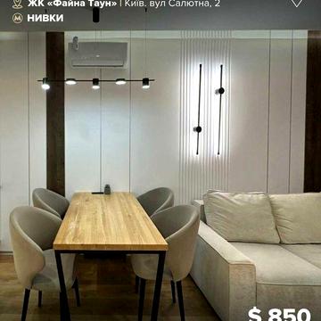 Довгострокова оренда 1к квартири 41 м² в ЖК "Файна Таун"! Без комісії!