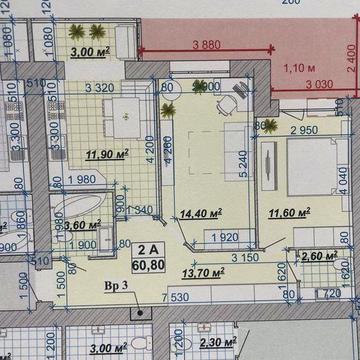 2 кім. Квартира в ЖР Княгинин ЖК Княгинин
