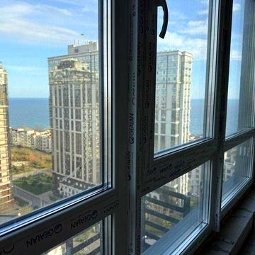 Вид на море в ЖК Атмосфера. Аркадия. Евродвушка с балконом. ЖК Атмосфера