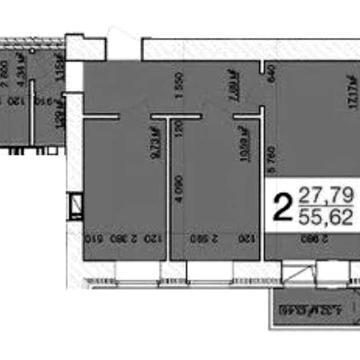 2-х кімнатна квартира АВТОНОМНЕ ОПАЛЕННЯ