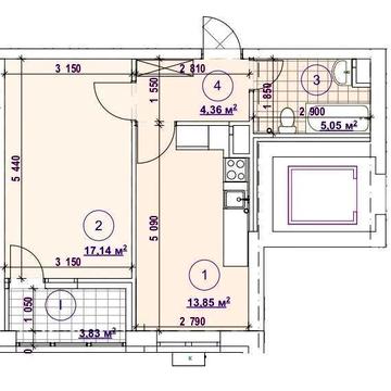 1-к. в ЖК БАРВИ без комісії 46 м2 ЖК BARVY