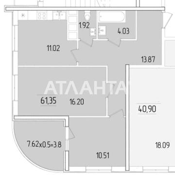 улица Краснова, 3/612-23, Фонтан, Приморский, Одесса, Одесская 67000.0 USD