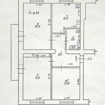 3-х комнатная квартира в центре г.Полтава ЖК жек-2