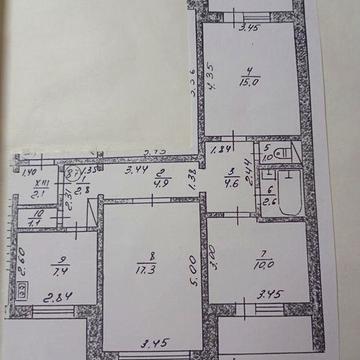 Продам трьох кімнатну квартиру на масиві.
