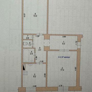 Продам 2-х кімнатну квартиру на Транпарці. Сталінка.