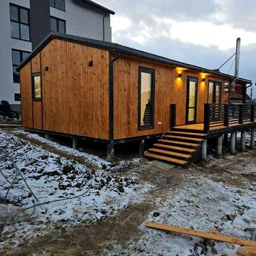 Каркасний будинок 54 м2 з двома терасами Ціна під ключ