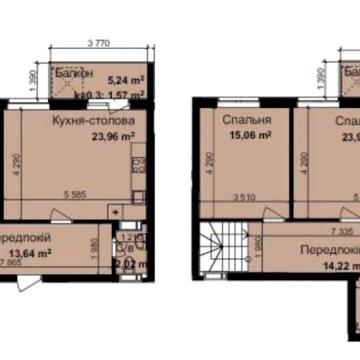 Вигідно! Пентхаус, 3 кімнати, 2 поверховий, Парк, Ліс ЖК Кришталеві Джерела