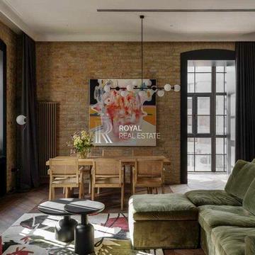 Оренда ексклюзивної квартири з неповторним архітектурним рішенням 90м2