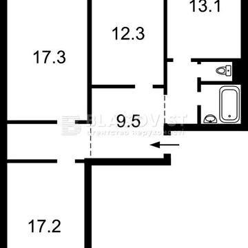 Продаж 3-к квартири вул. Поліська,15а  буд.2006р Дарницький