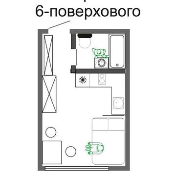 1-кімн. кв., Голосіївський р-н, 20,1 м2 ЖК Liberty Park