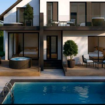 Котедж та апартаменти біля озера